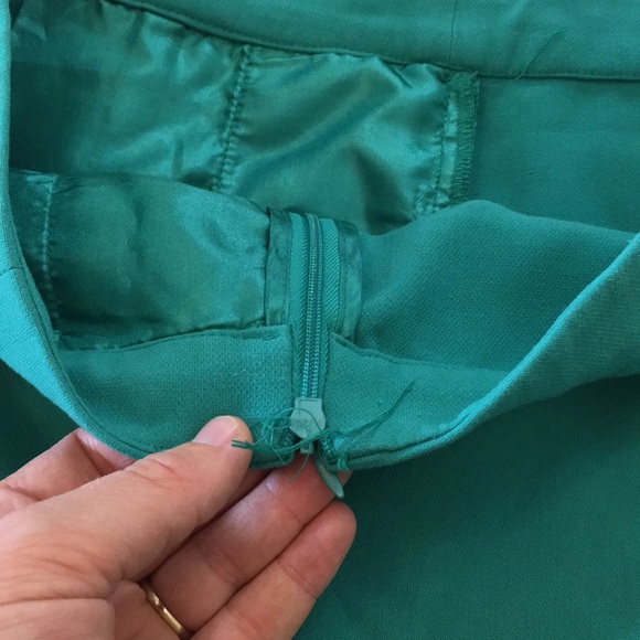 Super cute teal high waisted shorts, large - Picture 7 of 7
